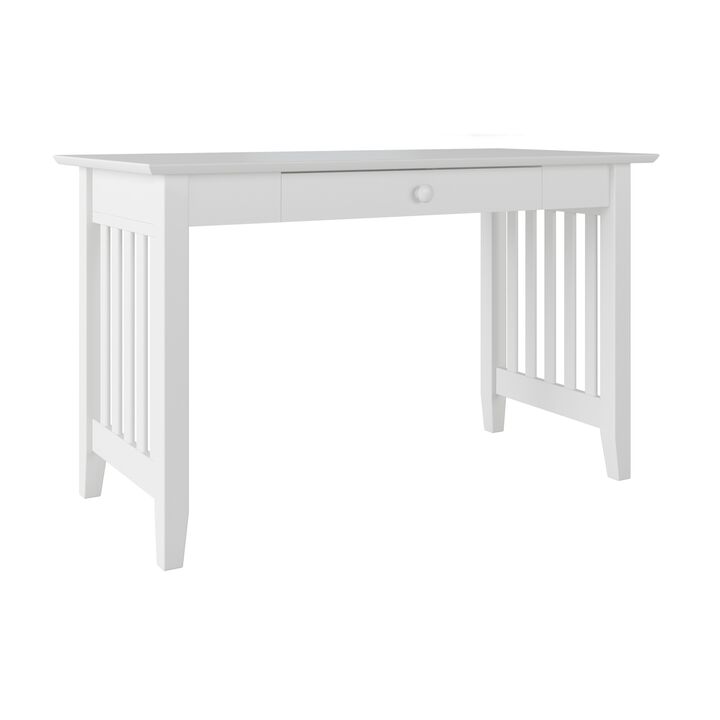 Atlantic Furniture Mission Desk with Drawer White