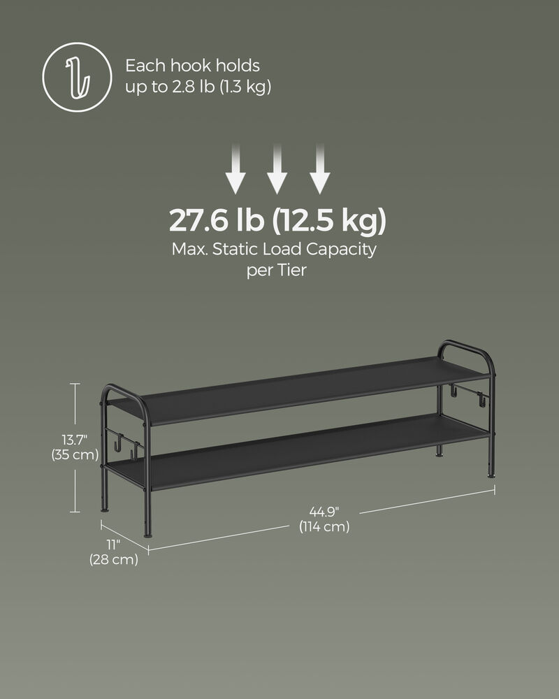 2 Tier Shoe Organizer Holds up to 12 Pairs of Shoes image number 5