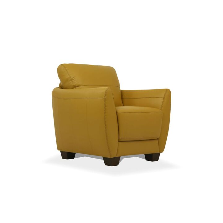 Valeria Chair, Mustard Leather