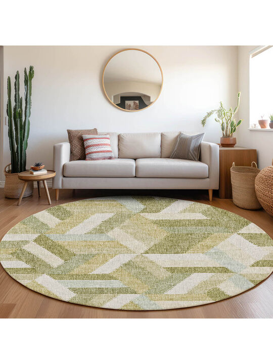 Lorenzo LN1 Aloe 8' Round Rug