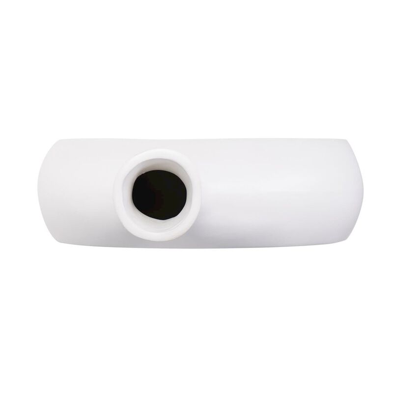 Howard Elliott Hayden White Contemporary Ceramic Vase image number 3