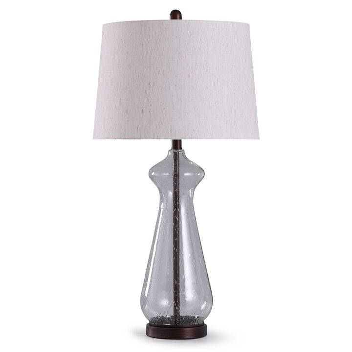 Clear Seed Table Lamp (Set of 2)