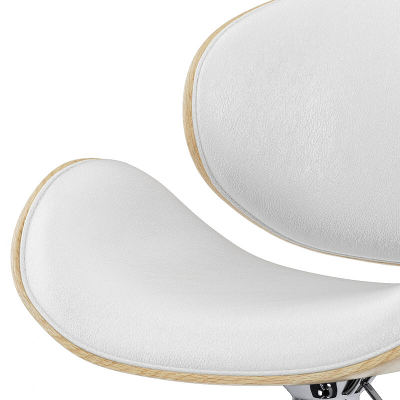 Marana Bentwood Adjustable Swivel Bar Stool