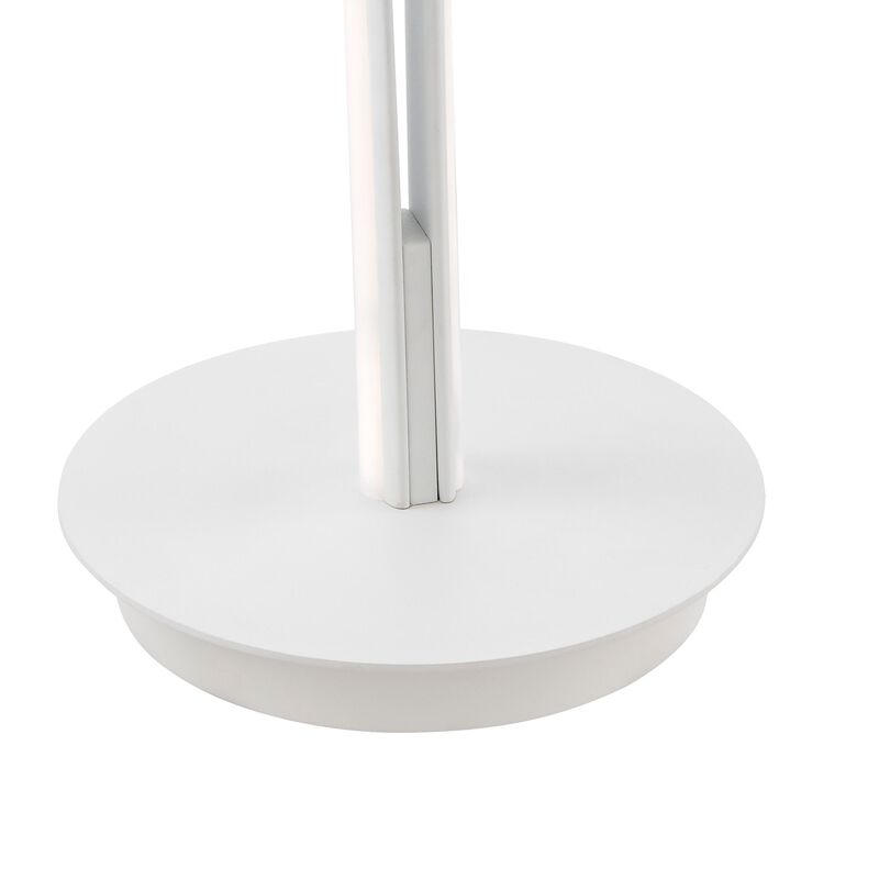 Munich Floor Lamp White Metal Dimmable Integrated LED