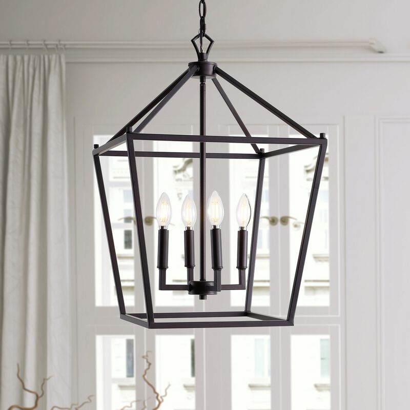 PagodaBulb Lantern Metal LED Pendant