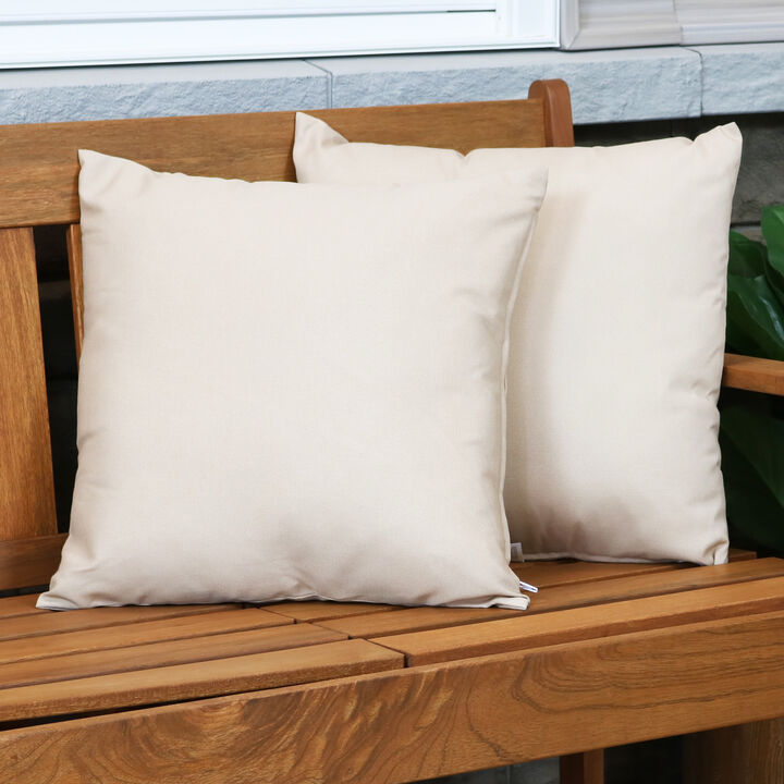 Sunnydaze Outdoor Decorative Throw Pillow - Set of 2