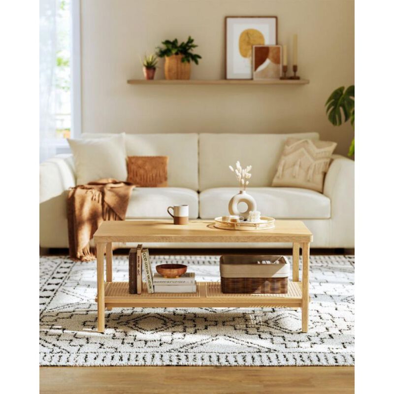 2-Tier Coffee Table for Stylish and Functional Living Room Design
