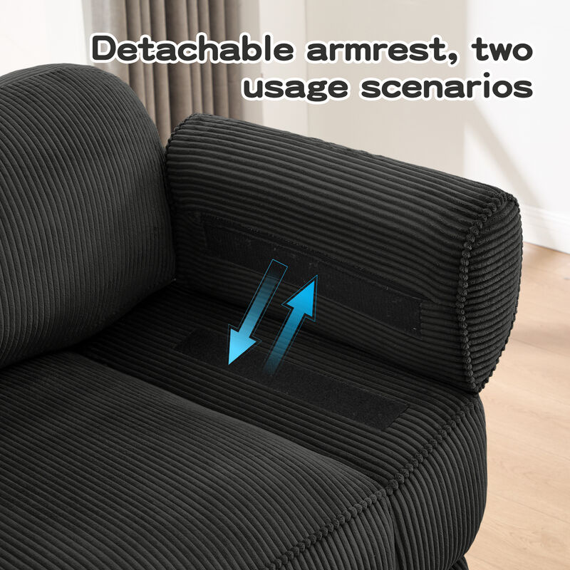 Rongir 2-Seater Sofa with Ottoman image number 7