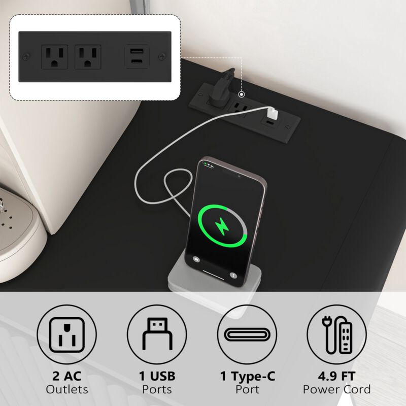 Gursap Built-In Power Outlet Sideboard image number 3