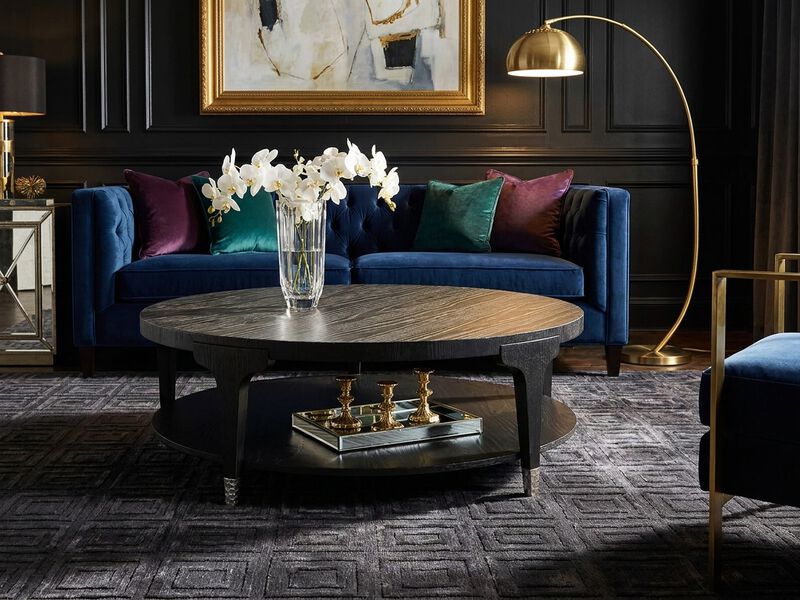 Chapman Round Cocktail Table image number 1