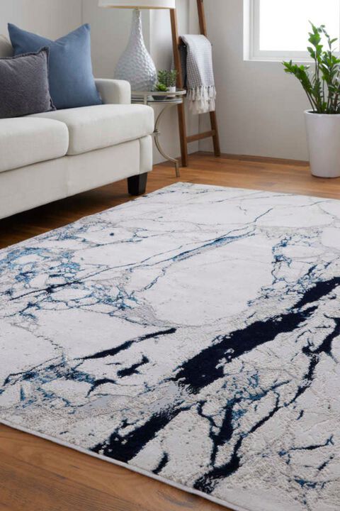 Indio 39GWF Ivory/Blue 8' x 10' Rug