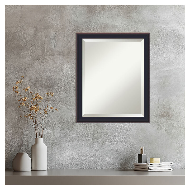 Havana Black Bronze Beveled Framed Wall Mirror image number 1