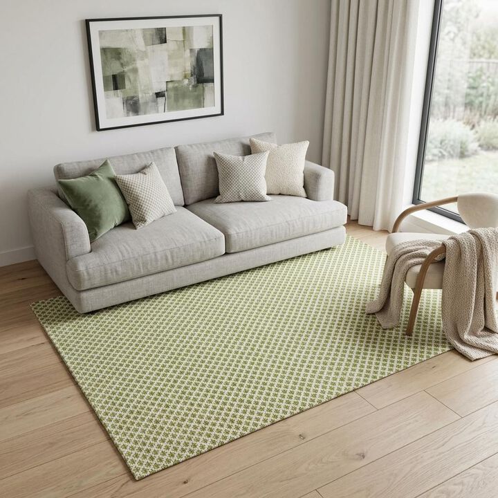 HomeRoots Abstract Non Skid Area Rug