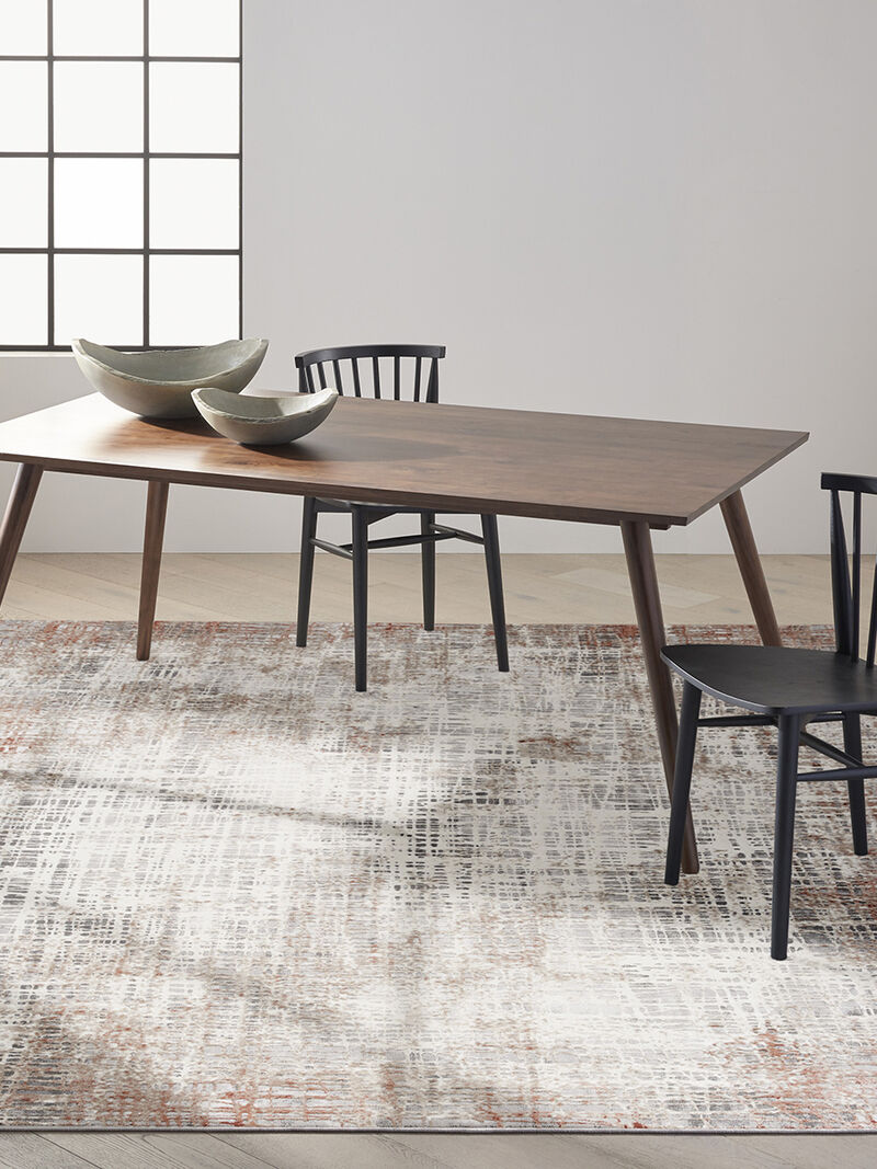 CK022 Infinity IFN01 Turquoise/Multicolor 7'10" x 9'10" Rug