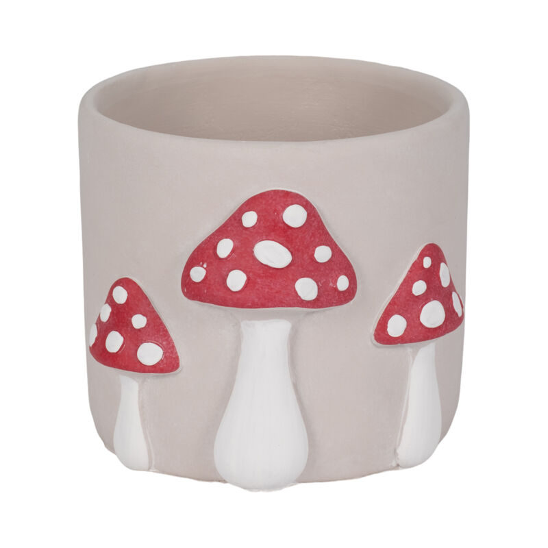 8" Magic Mushroom Planter image number 0