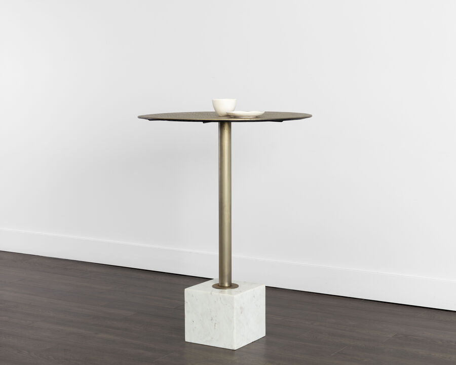 Kata White Bar Table