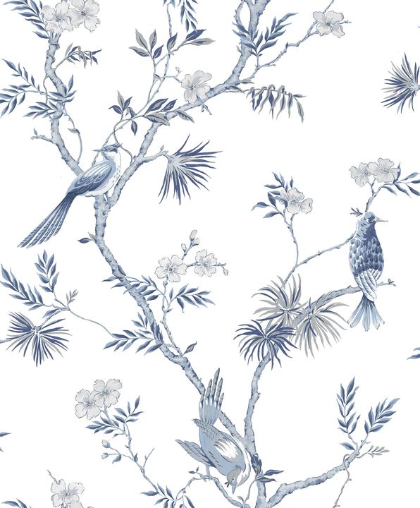 Secret Garden Classic Bird Trail Pink Wallpaper G78491