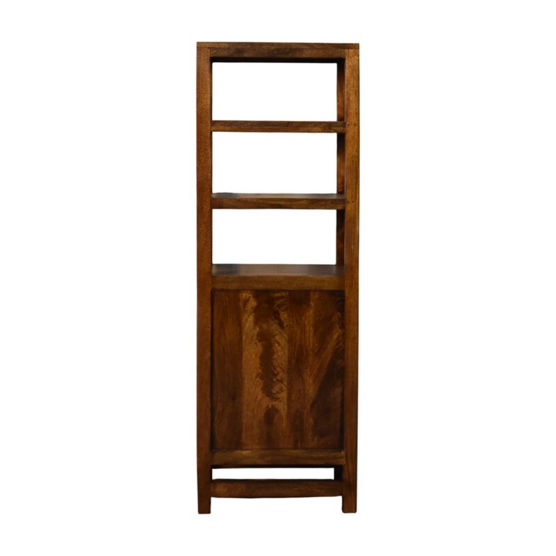 Artisan Furniture Solid Wood Chestnut Cane Door Display Unit, Brown image number 7