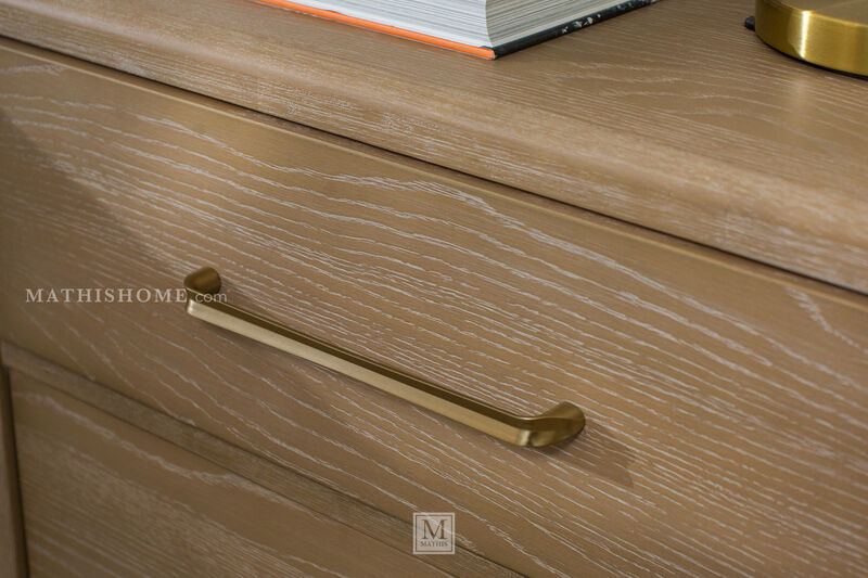 Gardenia 2 Drawer Oak Wood Nightstand in Chai image number 2