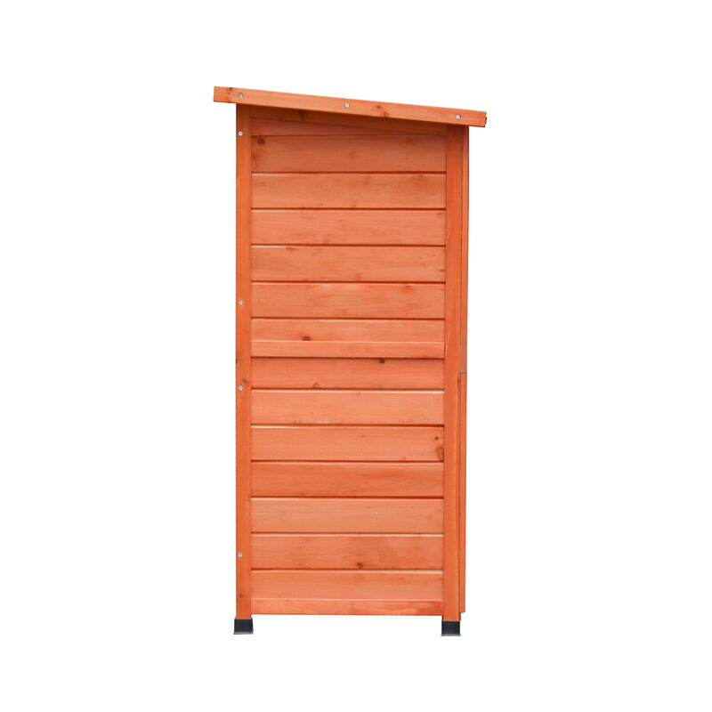 Streamdale 2-Story Outdoor Rabbit Hutch with Run & Removable Trays image number 5