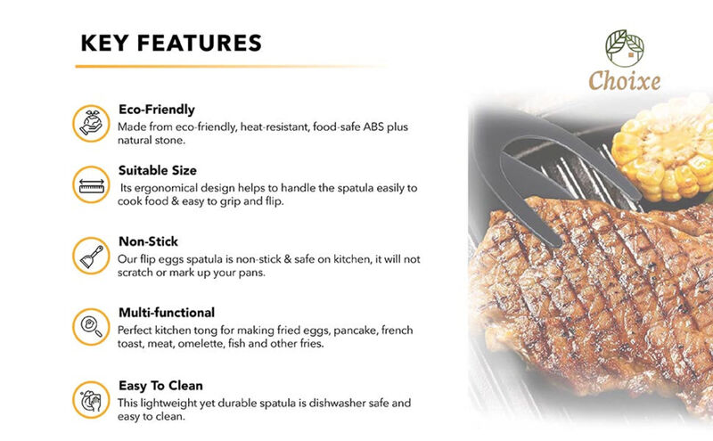 Flipping Spatula Tongs Cooking Tool image number 3