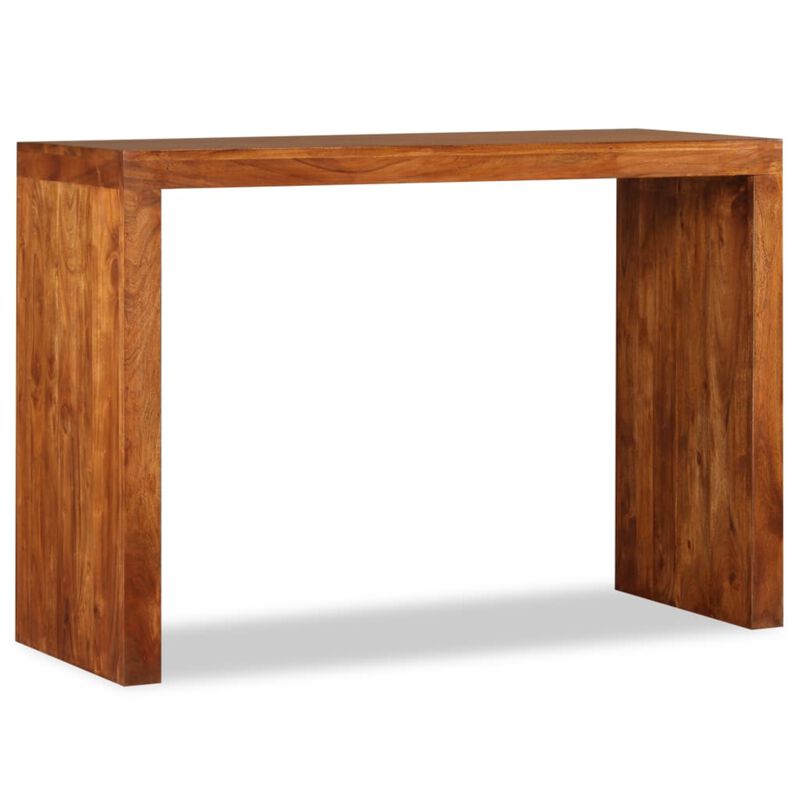 vidaXL Console Table Solid Wood with Sheesham Finish 43.3"x15.7"x30"