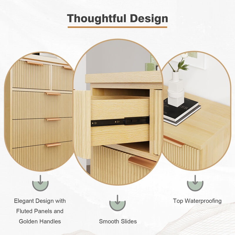 Zupcra 5 Drawer Chest image number 5