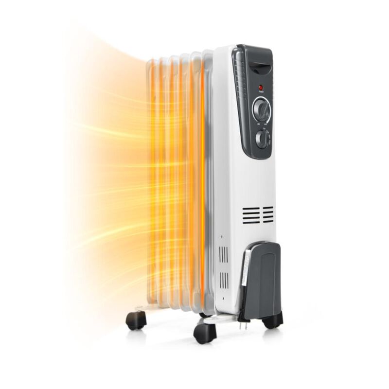 Hivvago 1500W Electric Space Heater with Adjustable Thermostat