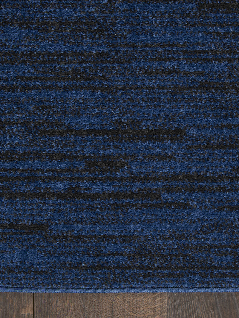 Nourison Essentials NRE01 Midnight Blue 5' x 7' Rug image number 3