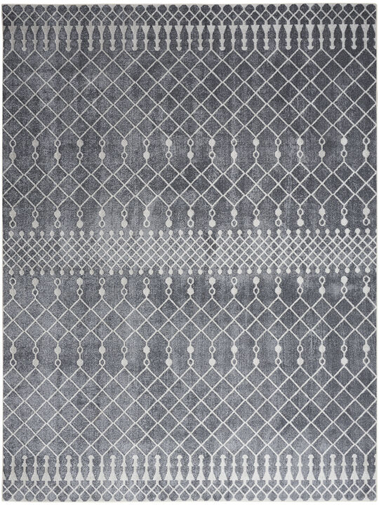 Astra Machine Washable ASW10 Denim 9' x 12' Rug