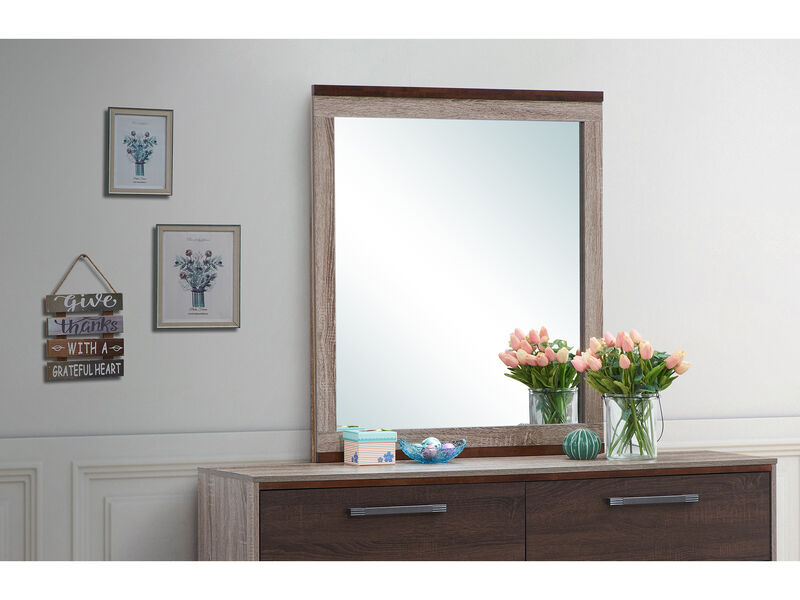 32 in. x 39.5 in. Classic Rectangle Framed Dresser Mirror.