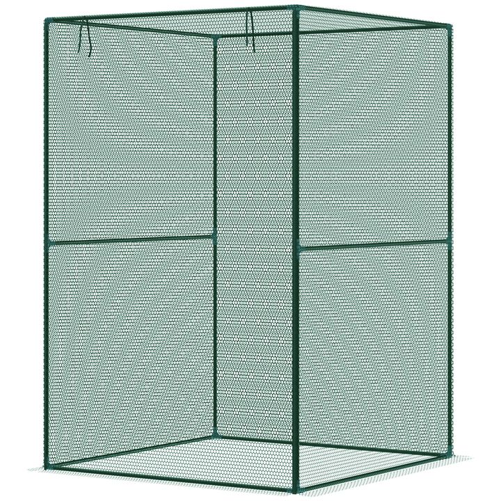 Hivvago Walk-In Garden Plant Cage with Zippered Door