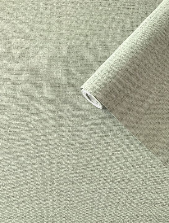 Boutique Horizontal Weave Green Wallpaper F-FG6008