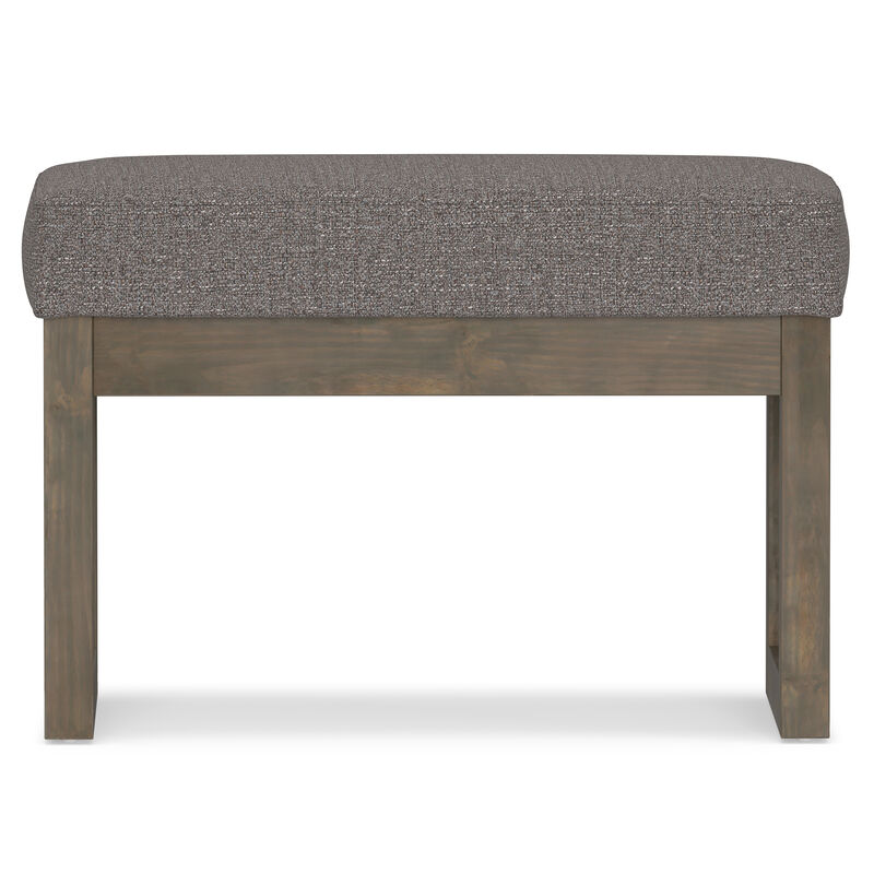 Milltown 26 in Wide Rectangle Footstool Small Ottoman Bench image number 1