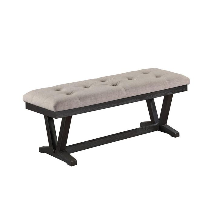 Best Quality Furniture Dining Bench with Beige finish