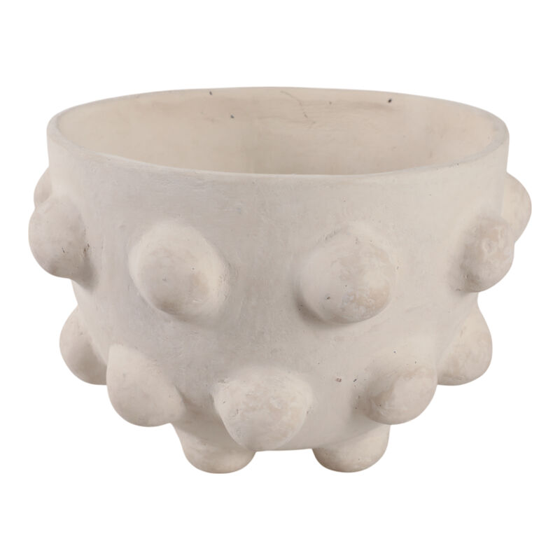 Large Hobnail Paper Mache Bowl image number 2