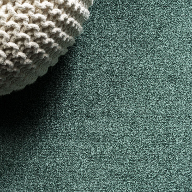 Haze Solid Low Pile Round Area Rug