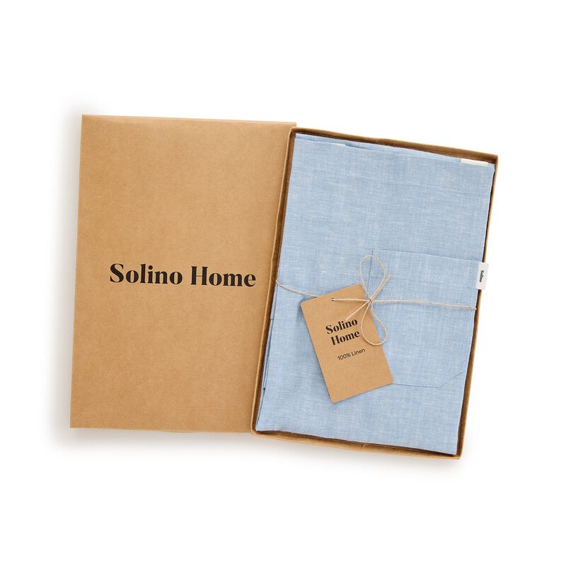 Solino Home 100% Pure Linen Apron - Kitchen Linen image number 3