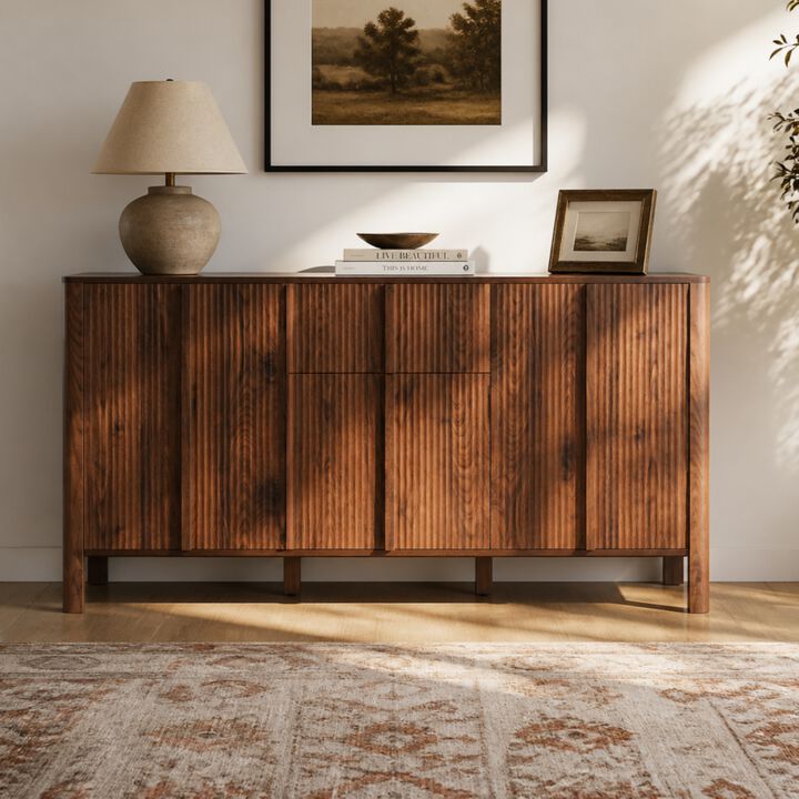 Hafkef  Textured Sideboard