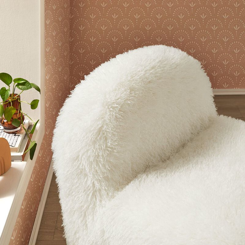 Mina Faux Fur Accent Chair image number 8