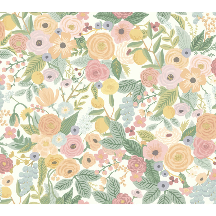 Garden Party Pastel Wallpaper