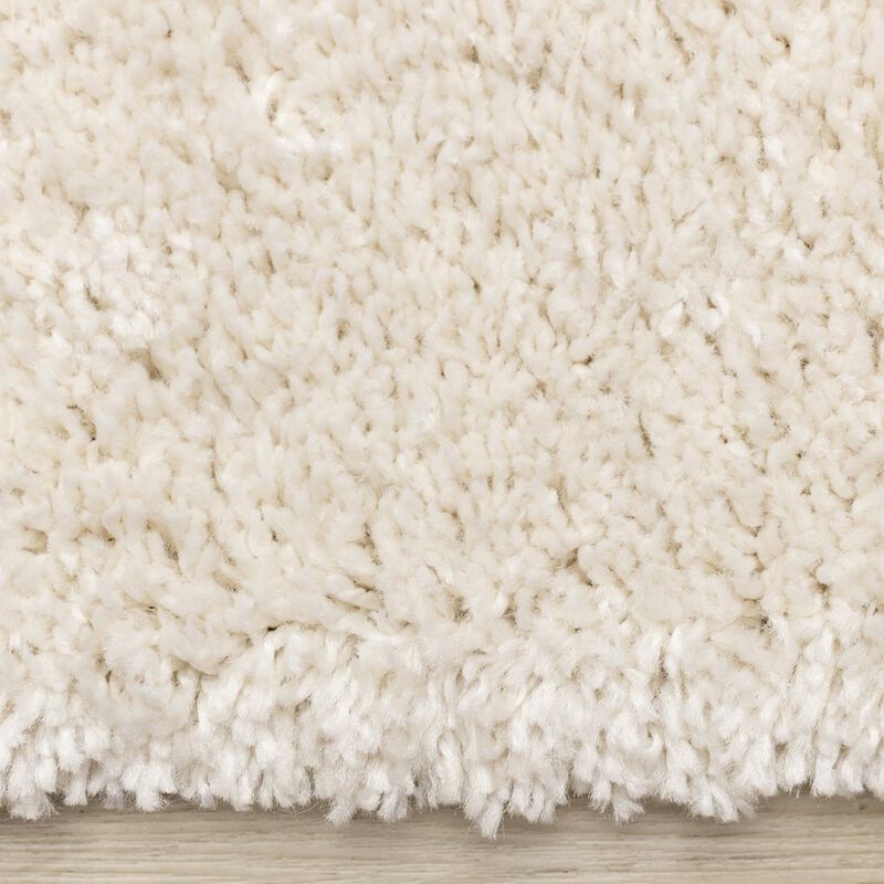 Novelle Home Madison Cream Brown Grey Soft Stones Shag Rug, 5'3 X 7'7 image number 1
