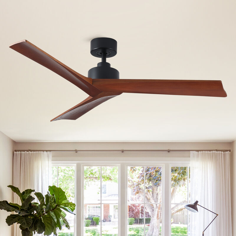 ELEMENT ACE Low Profile Energy Efficient Ceiling Fan Ideal for Medium Sized Rooms with Remote Speed Control and ETL Safety Certification for Home and Office Use image number 3