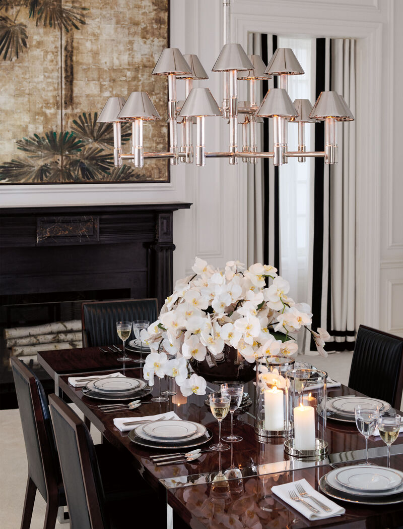 Barrett Med Knurled Chandelier