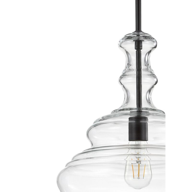 Bettina Glassmetal LED Pendant