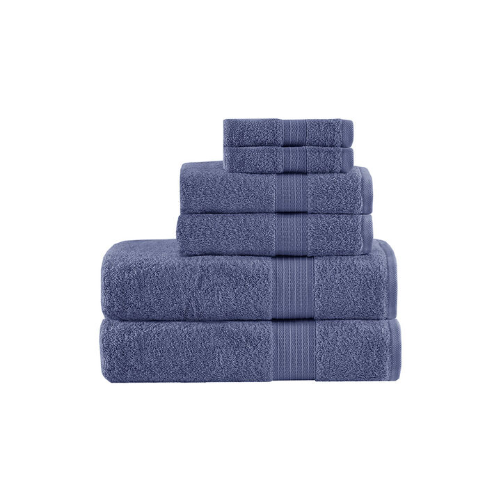 Gracie Mills Emeric 6-Piece Organic Cotton Towel Set