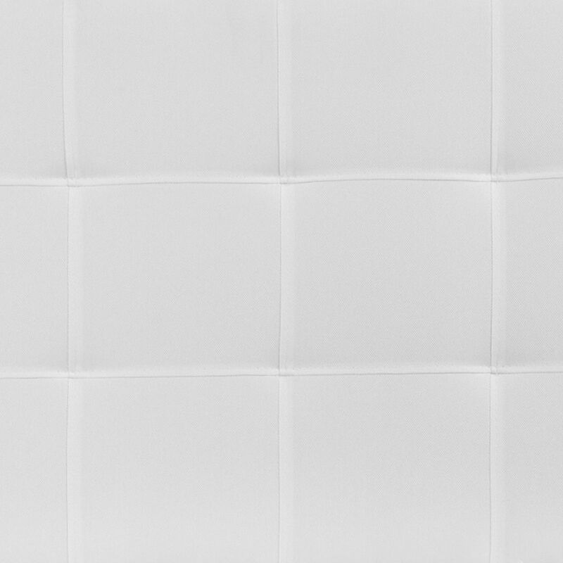 Flash Furniture Tufted Upholstered Queen Size Headboard in White Fabric image number 6