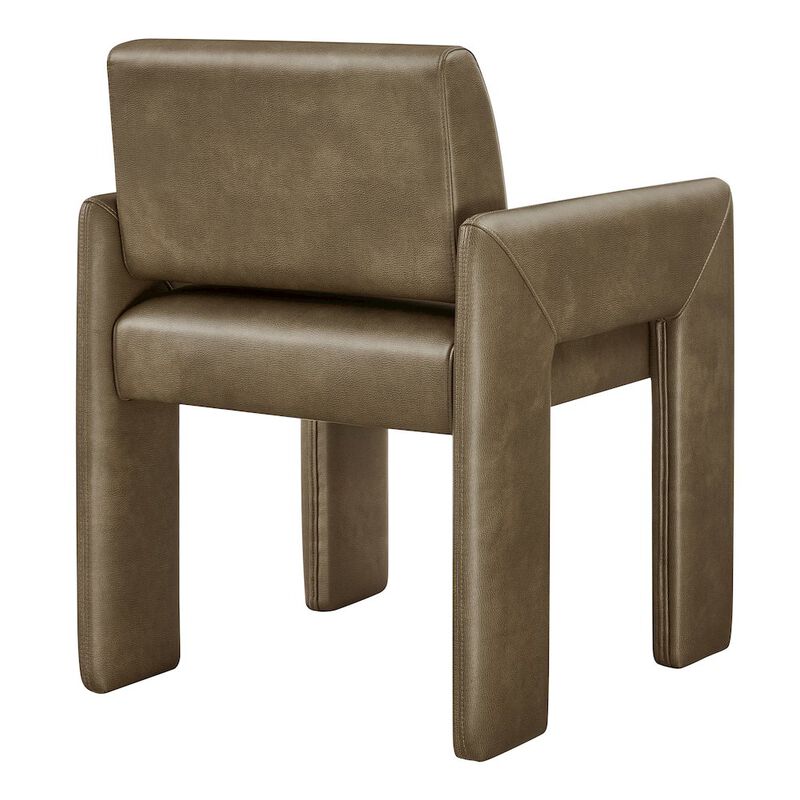 Daven Vegan Leather Dining Armchair image number 4