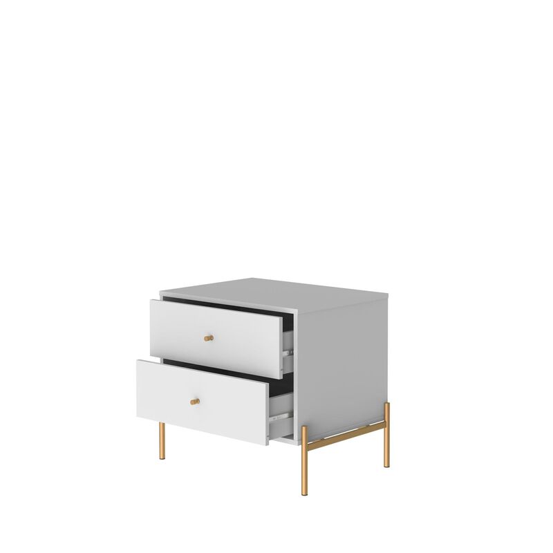 Jasper White Nightstands (Set of 2)