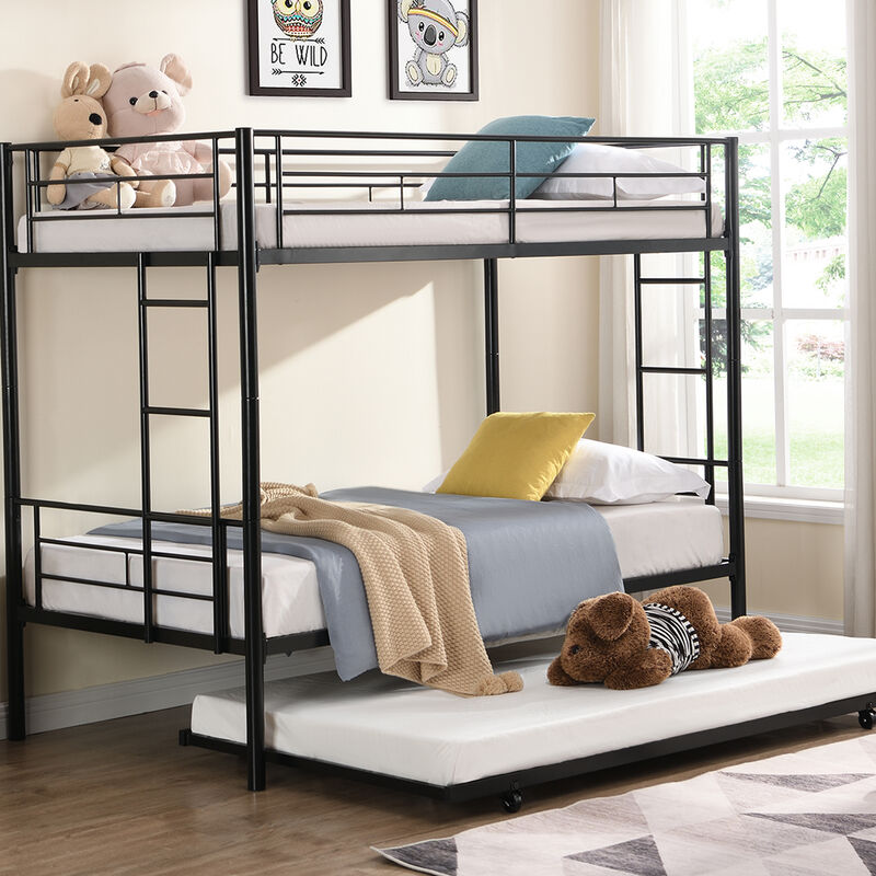 Merax Twin Over Twin Over Twin Triple Bunk Bed